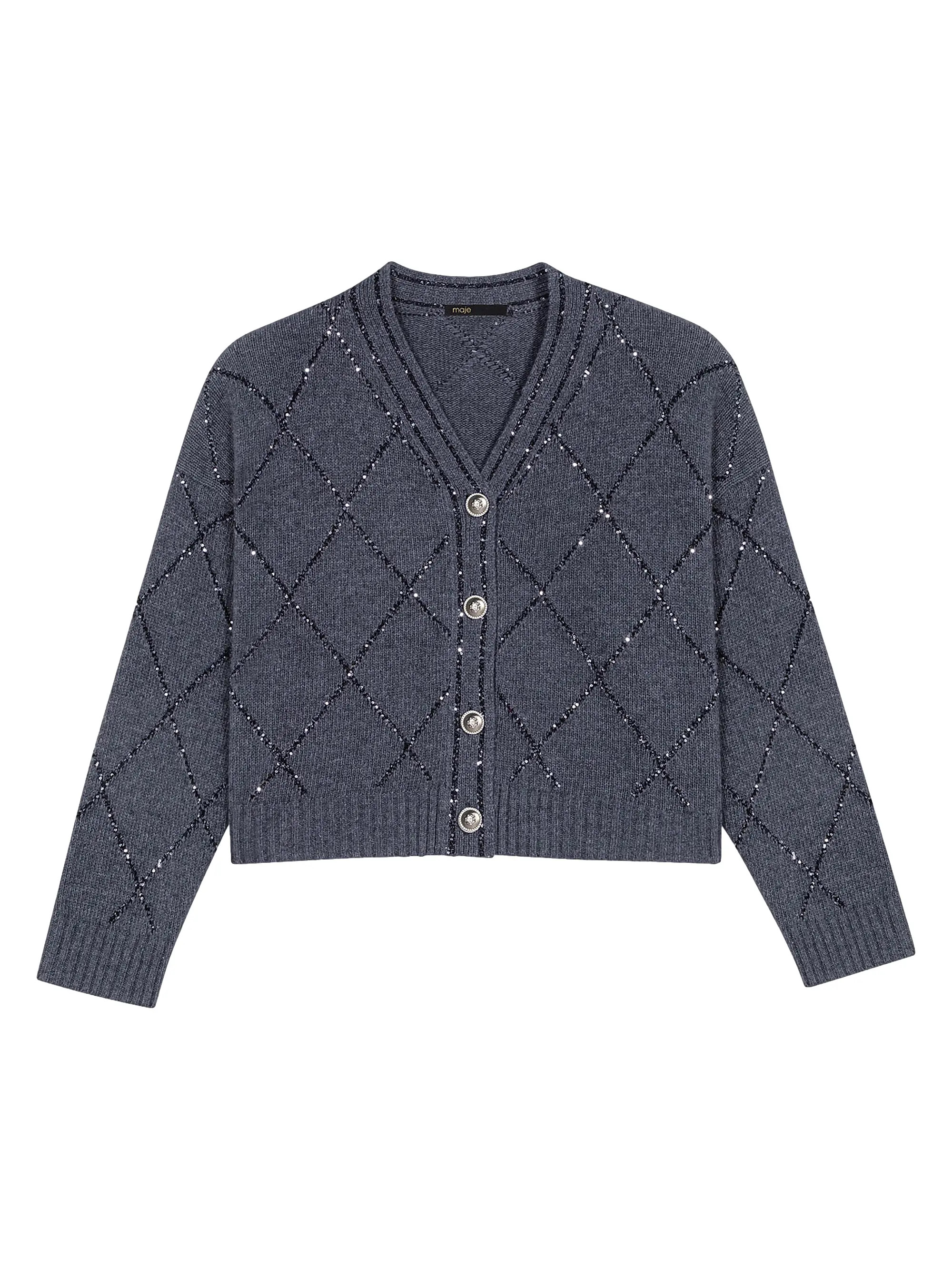 Sequin Knit Cardigan | Saks Fifth Avenue