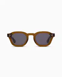 Maldives Polarized Acetate Sunglasses in Clear Spice with Grey lens | Quince