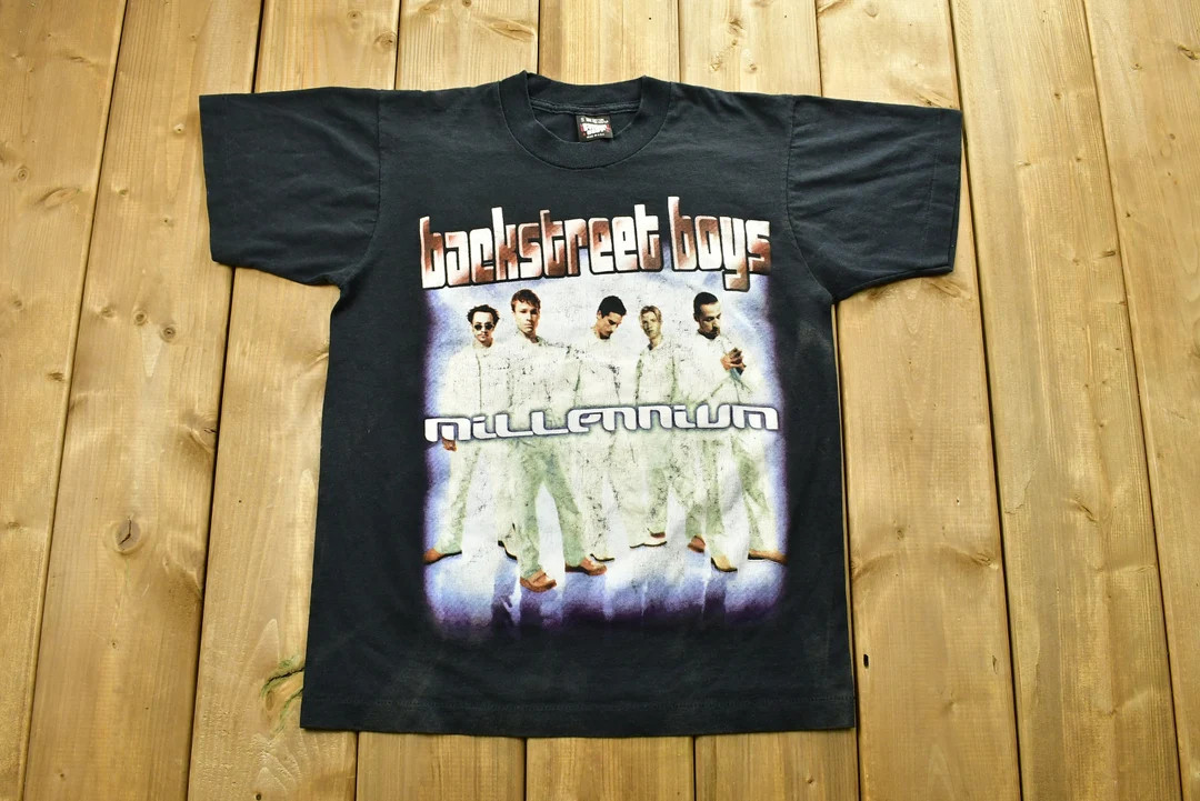 Vintage 1999 Backstreet Boys Millennium Band T-shirt / Band Tee / Single Stitch / Made in USA / 9... | Etsy (US)