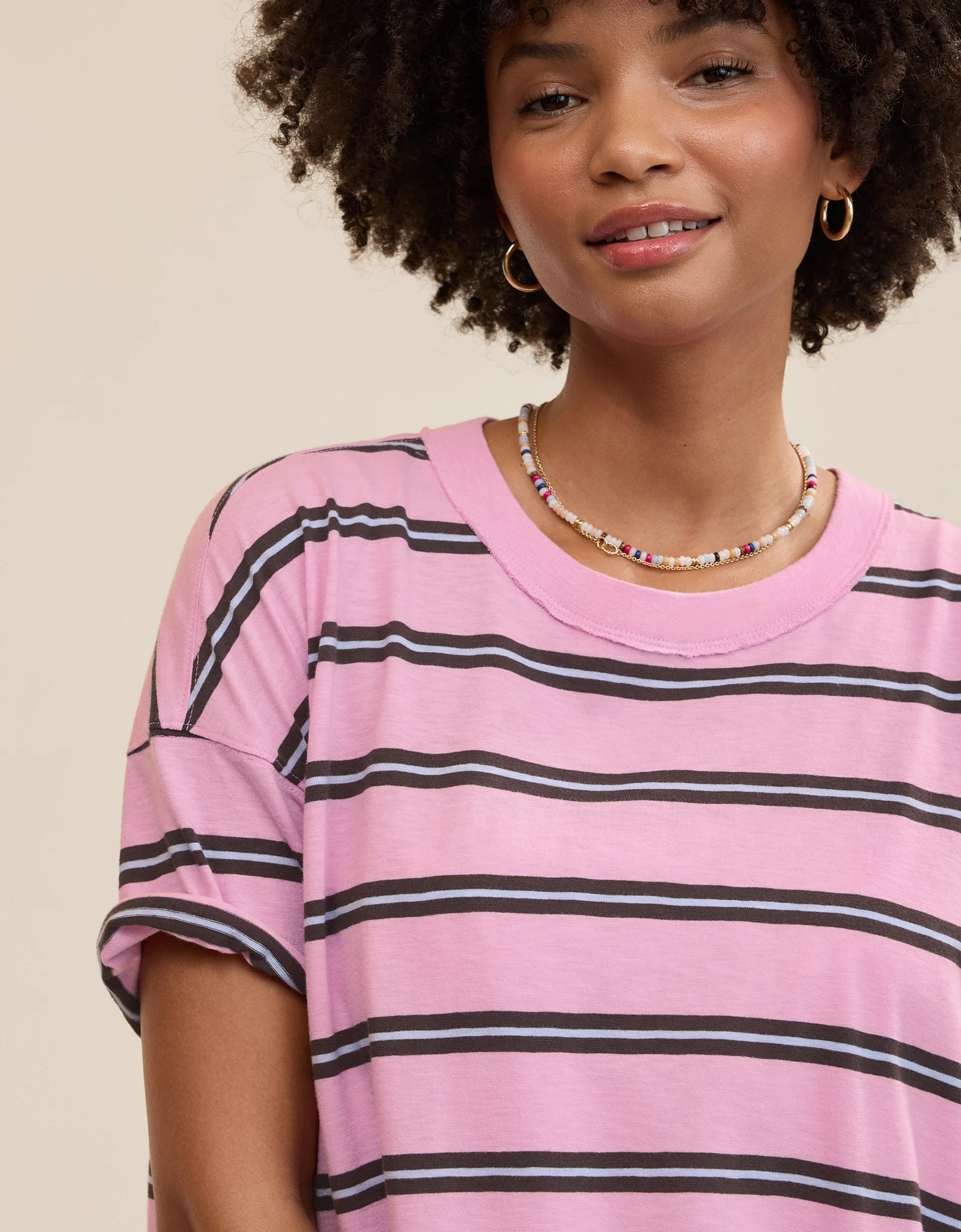 Aerie Oversized Crew Boyfriend T-Shirt | Aerie
