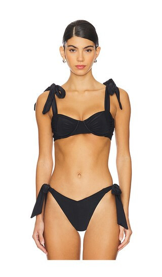BEACH RIOT Delilah Top in Black. - size XL | Revolve Clothing (Global)