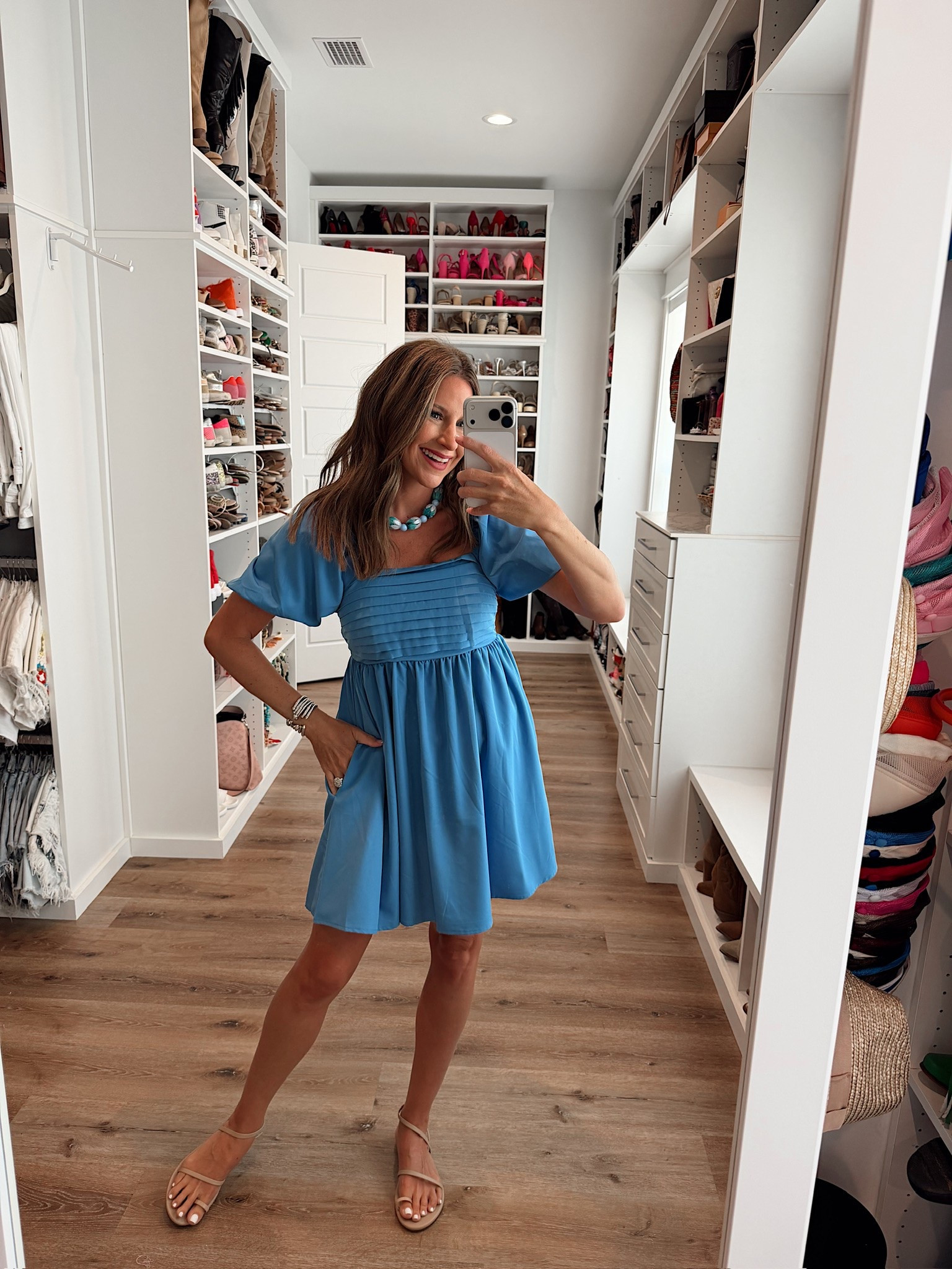In a small dress, necklace, sandals and accessories - fits tts.

#LTKootd #LTKgrwm #LTKSeasonal