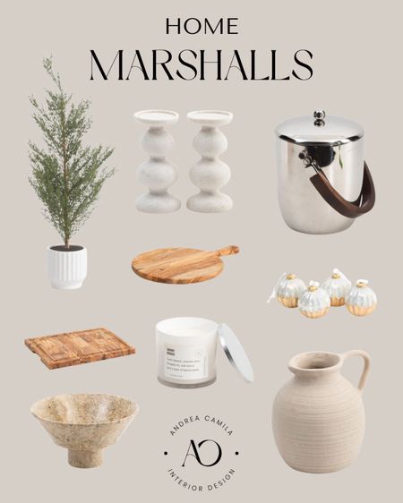 Best gift guide from Marshall’s! I love to save at this store and what better way to shop online. Gifts for him. Gifts for her. House warming gifts. White elephant gifts. Secret Santa gifts. Cutting board round. Beautiful candle holders. Marble bowl. Chrome ice bucket. 3ft artificial tree. Best realistic silk indoor house plant. Gold ornaments. Modern farmhouse Paper mache case. Candle

#LTKHoliday #LTKfindsunder50 #LTKhome