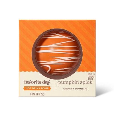 Halloween Pumpkin Spice Hot Cocoa Bomb - 1.8oz - Favorite Day™ | Target