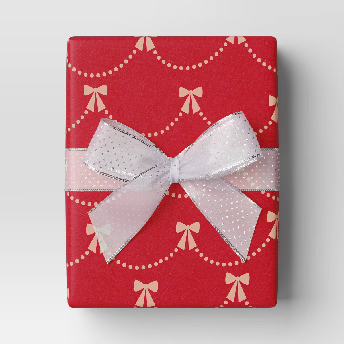 30" 50 sq ft Christmas Roll Wrap Bow Garland - Wondershop™ | Target