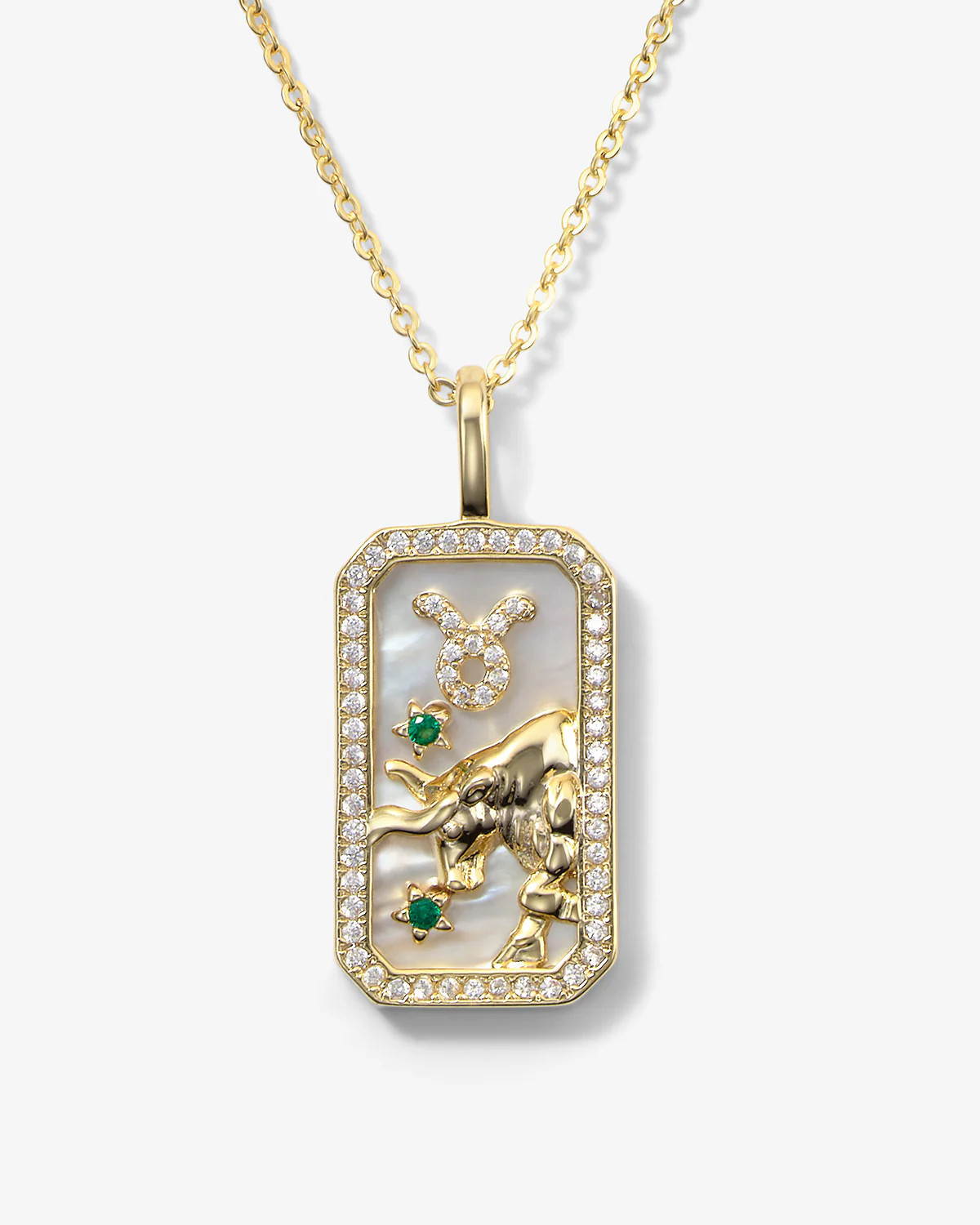 Zodiac Amulet Necklace - Gold | Melinda Maria Jewelry