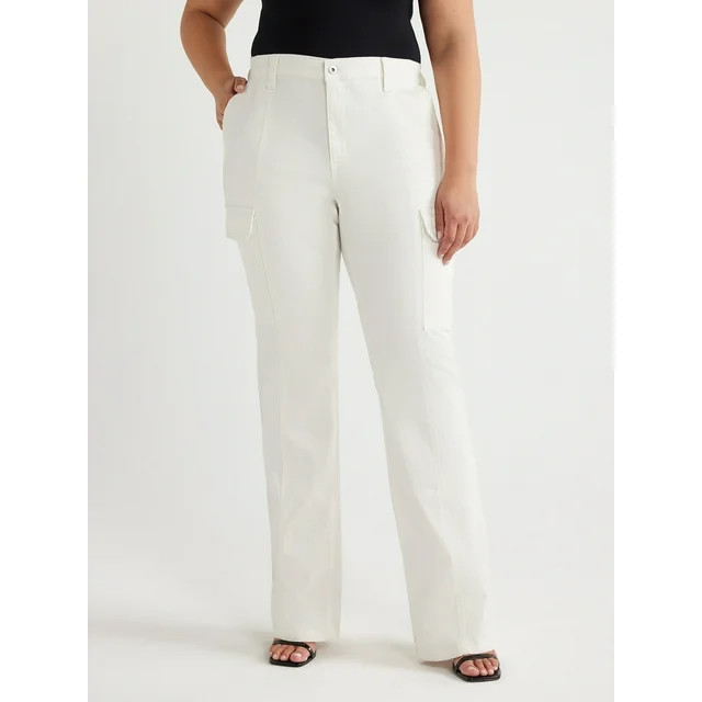 Sofia Jeans Women's and Women's Plus Marisol Bootcut Mid Rise Cargo Jeans | Walmart (US)