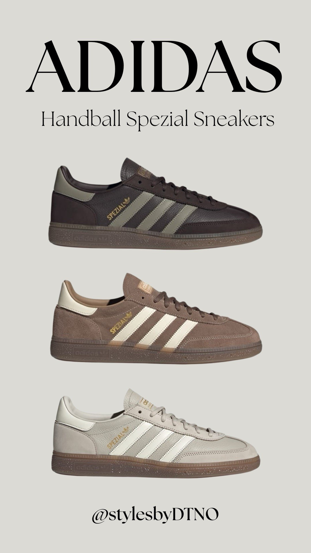 Neutral toned shades of the handball spezial sneakers from Adidas (scroll below for more options)

Tags: Best Sellers, Fashion Finds 2026, New Arrivals, Back In Stock, Stylist Picks, Spring Fashion, Women’s Shoes, Trainer Sneakers, Outfit Ideas, Neutral Fashion, 

#LTKootd #LTKActive #LTKSeasonal