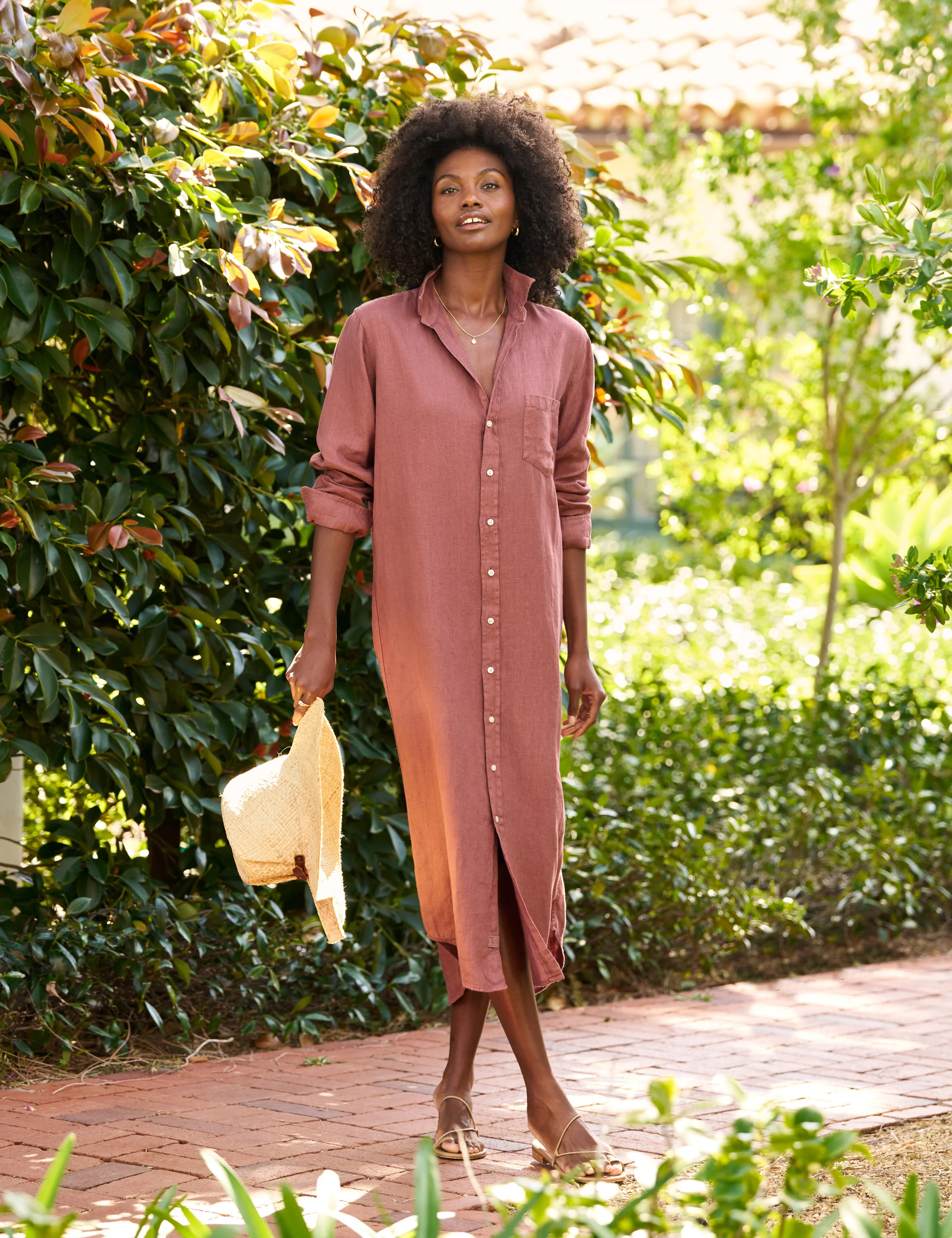 RORY Mauve, Washed Linen | Frank & Eileen