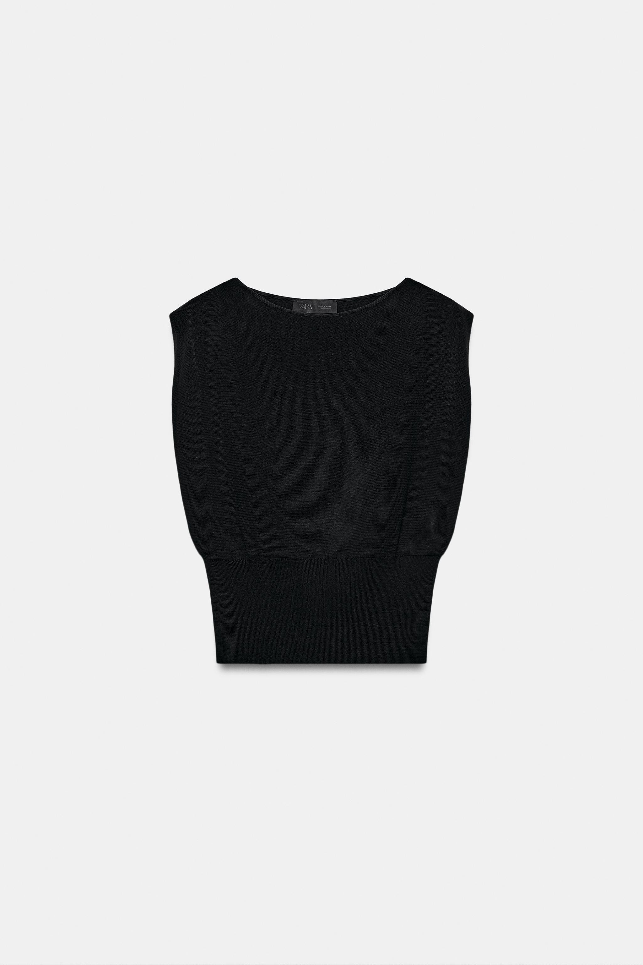 FITTED WAIST KNIT TOP | Zara US