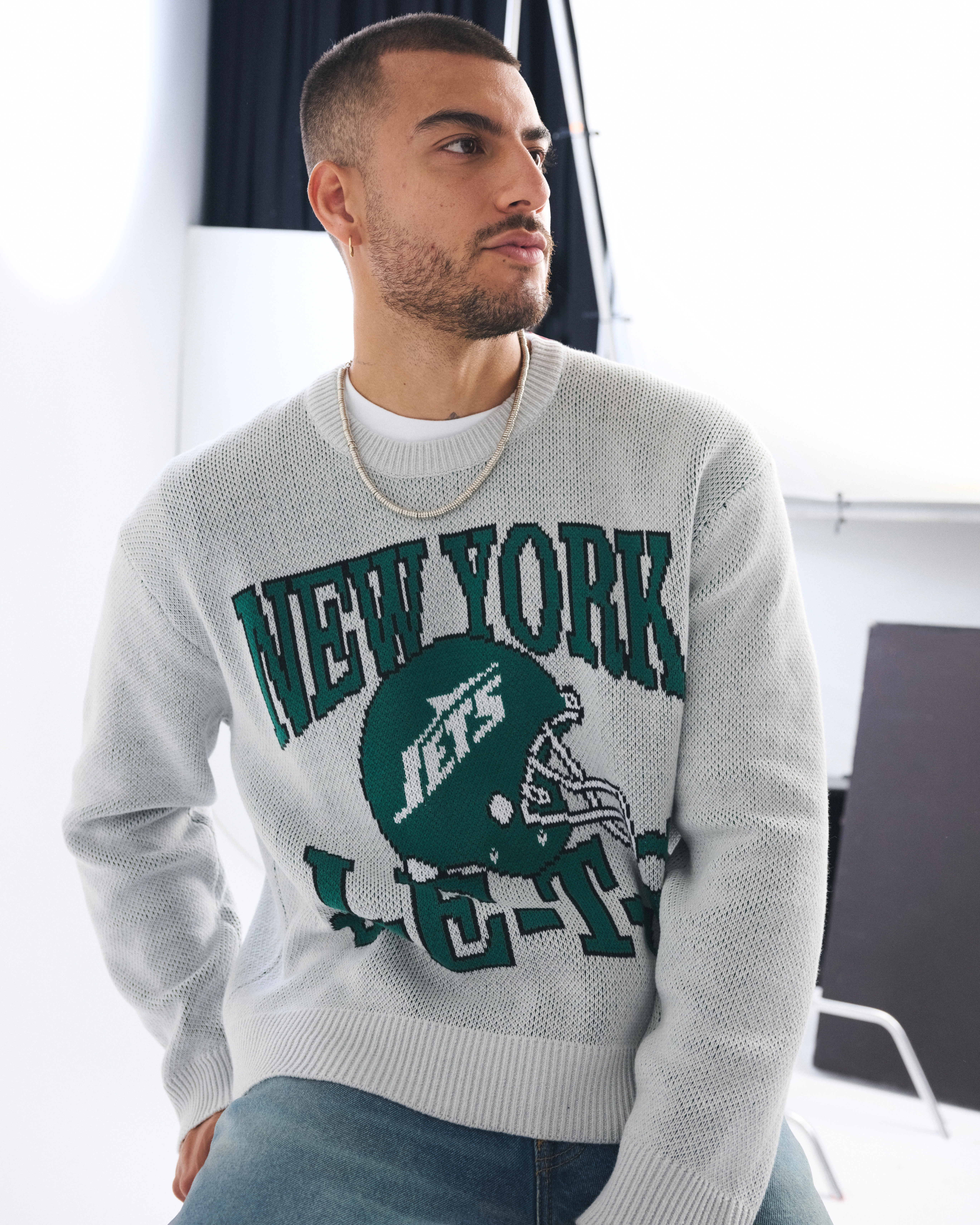 New York Jets Crew Sweater | Abercrombie & Fitch (US)