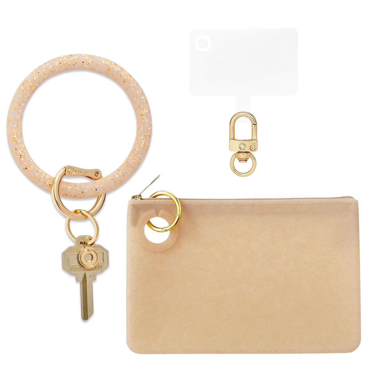 3-in-1 Gold Rush Confetti Silicone Set - Large | Oventure