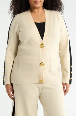BY DESIGN Cream Puff Cardigan in Caramel Cafe at Nordstrom Rack, Size 2X | Nordstrom Rack