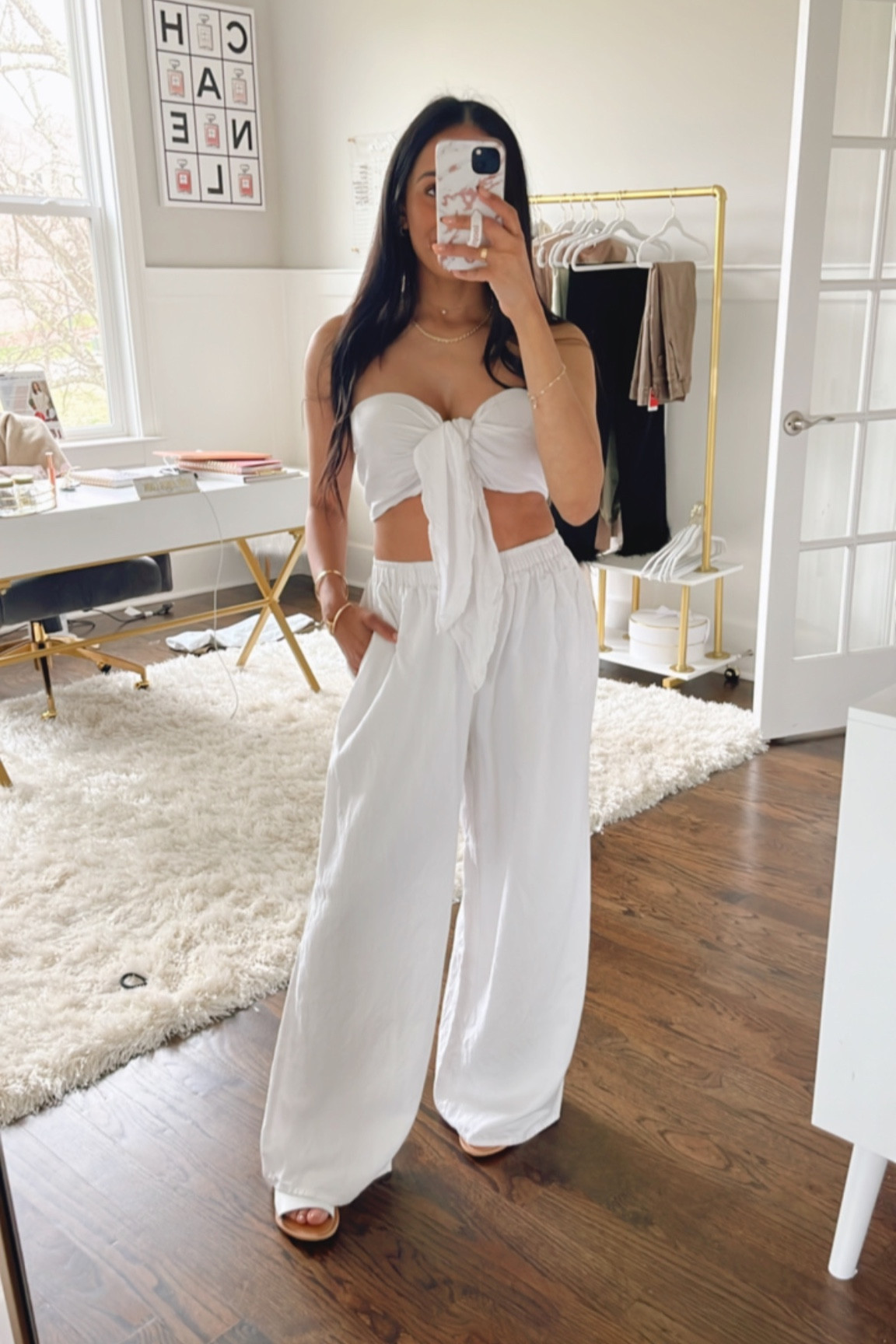 Two piece white set 
Beach set
Resort wear

#LTKunder50 #LTKtravel #LTKswim