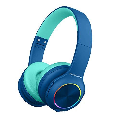 PowerLocus PLED Kids Headphones, Bluetooth Headphones Over Ear for Kids with LED Lights, 94db Vol... | Amazon (CA)