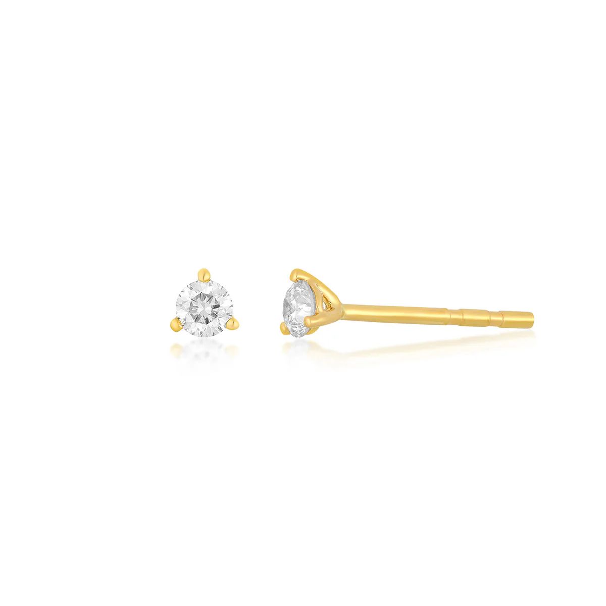 Jumbo Solitaire Diamond Stud Earring | EF Collection