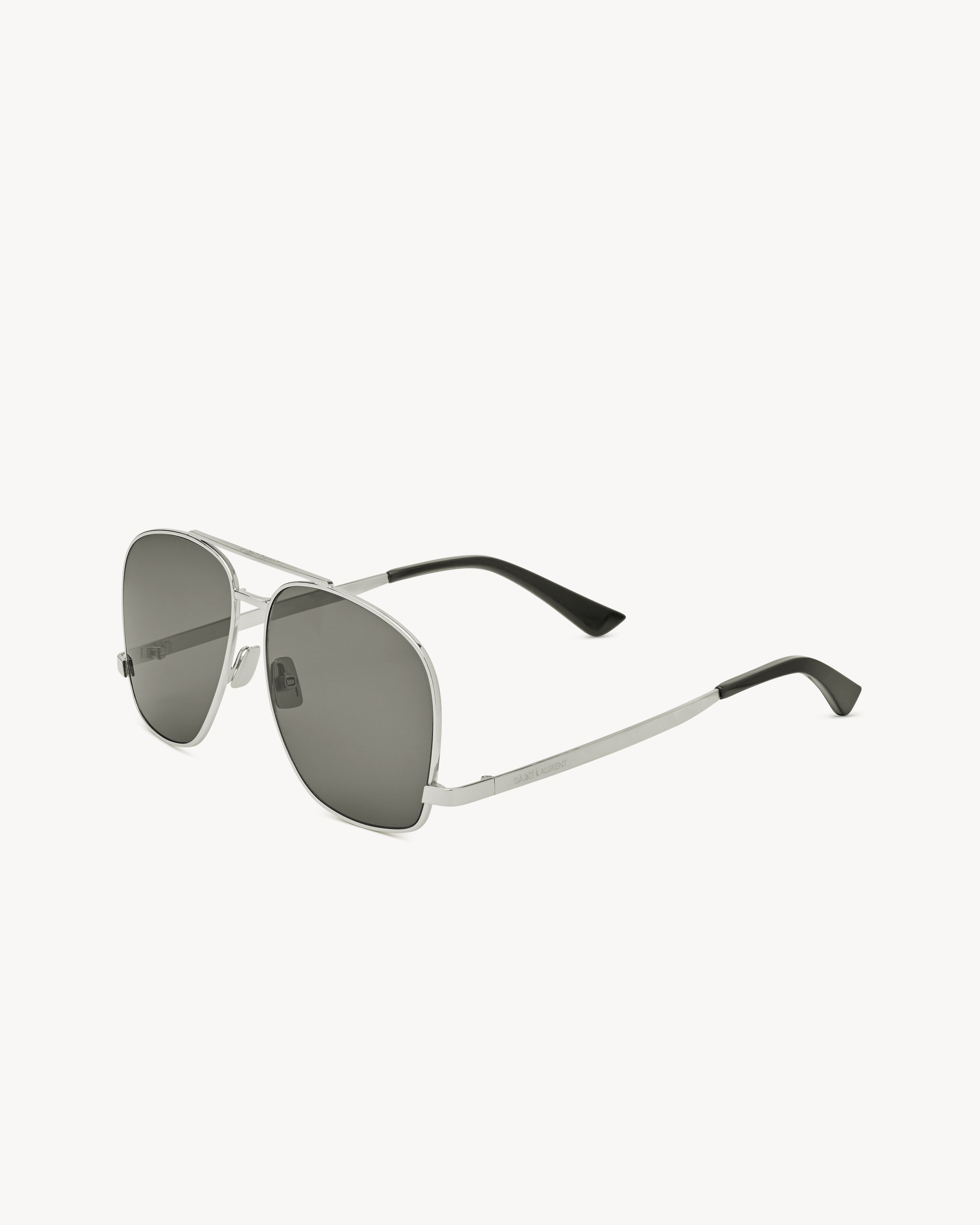 Saint Laurent Sl 653 Leon - Silver - Women - One Sizenisex | Saint Laurent Inc. (Global)