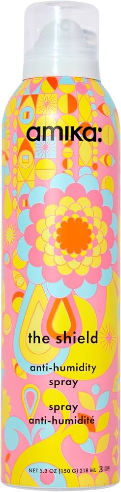amika the shield anti-humidity spray | lightweight, invisible heat protection spray, contains UV ... | Amazon (US)