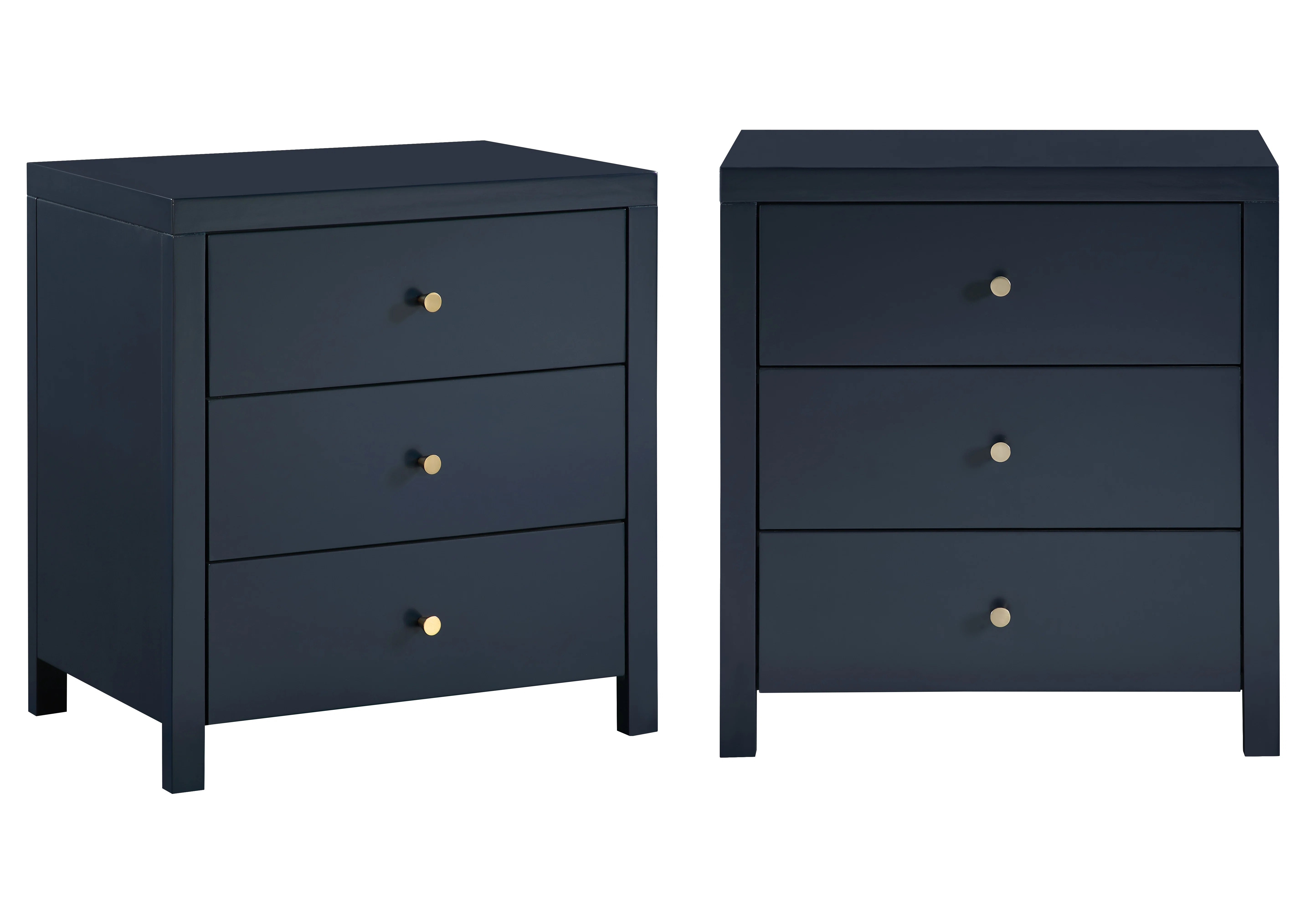 Alaynie 3-drawer Nightstand - Set of 2 | Wayfair North America