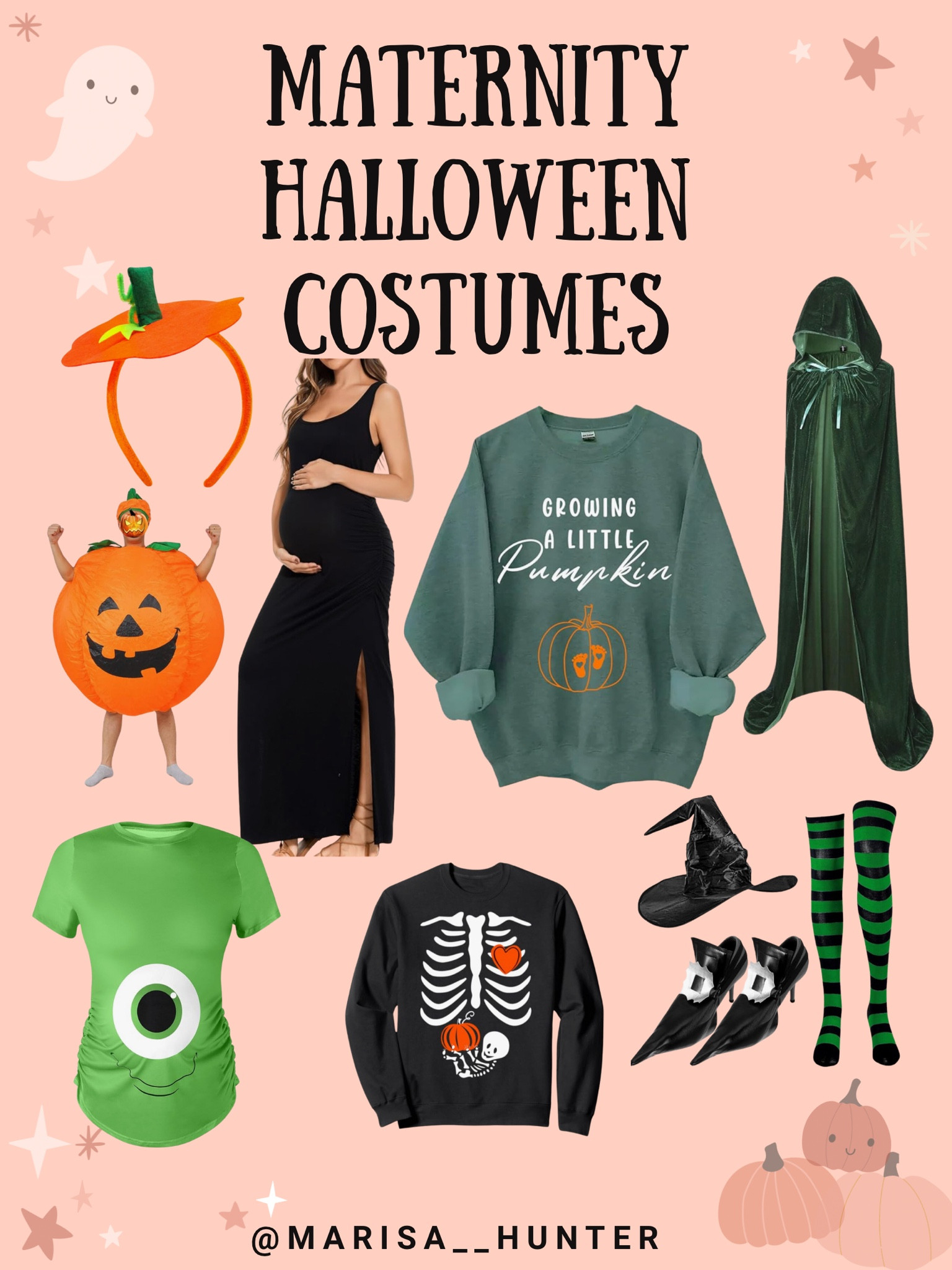 Maternity Halloween costumes 

Pumpkin witch monsters inc skeleton 

#LTKBump #LTKSeasonal #LTKHalloween