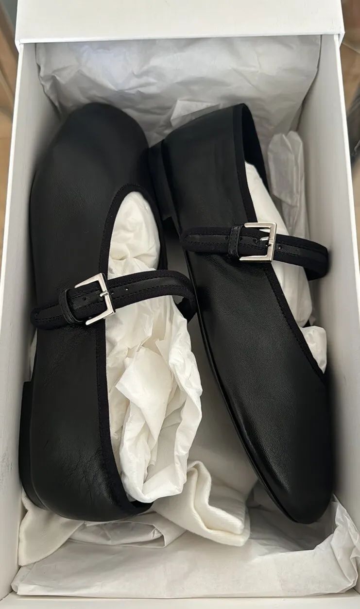 NWB The Row Boheme leather Nappa size 35.5 black new in box | eBay CA