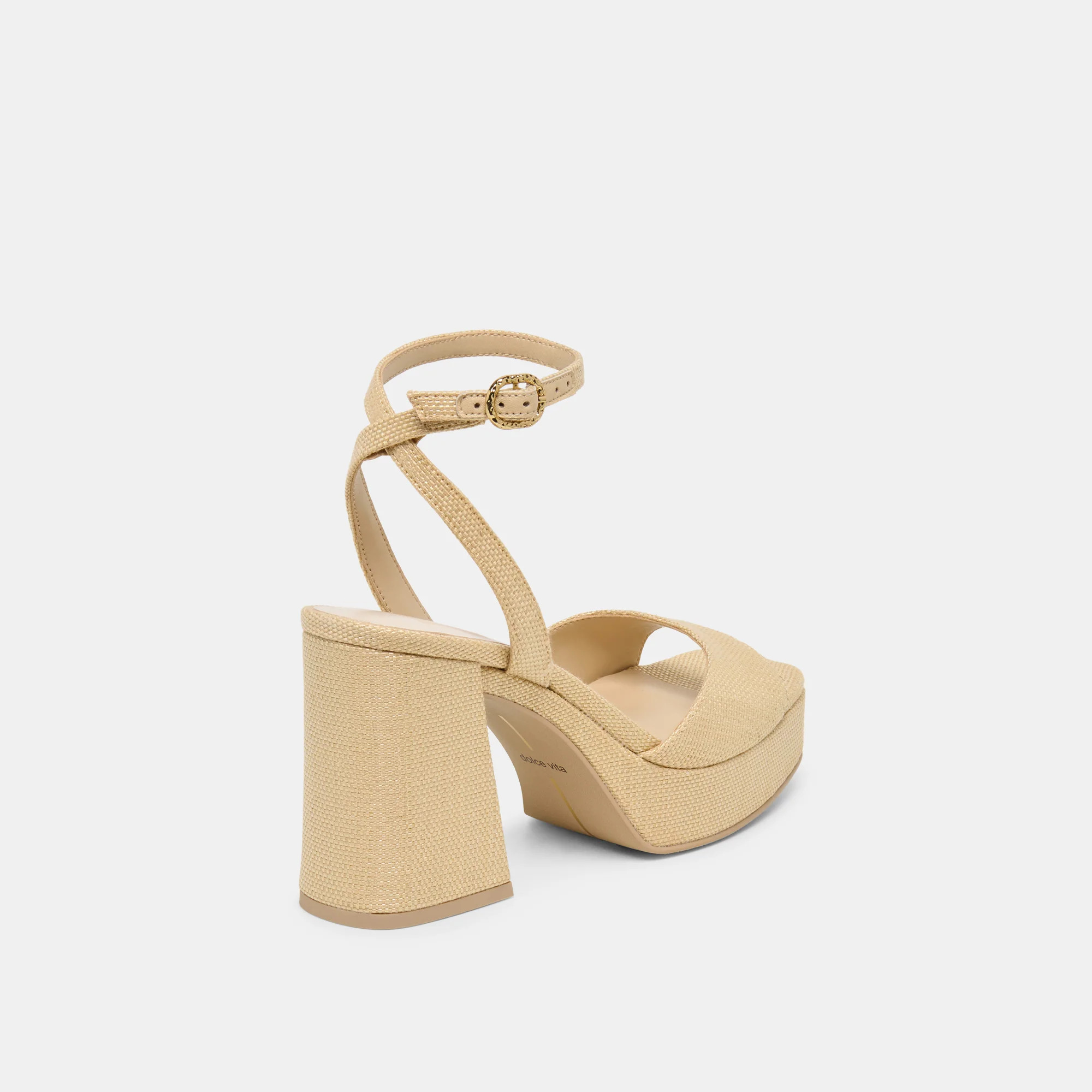 Felica Natural Raffia Heels | Dolce Vita | DolceVita.com