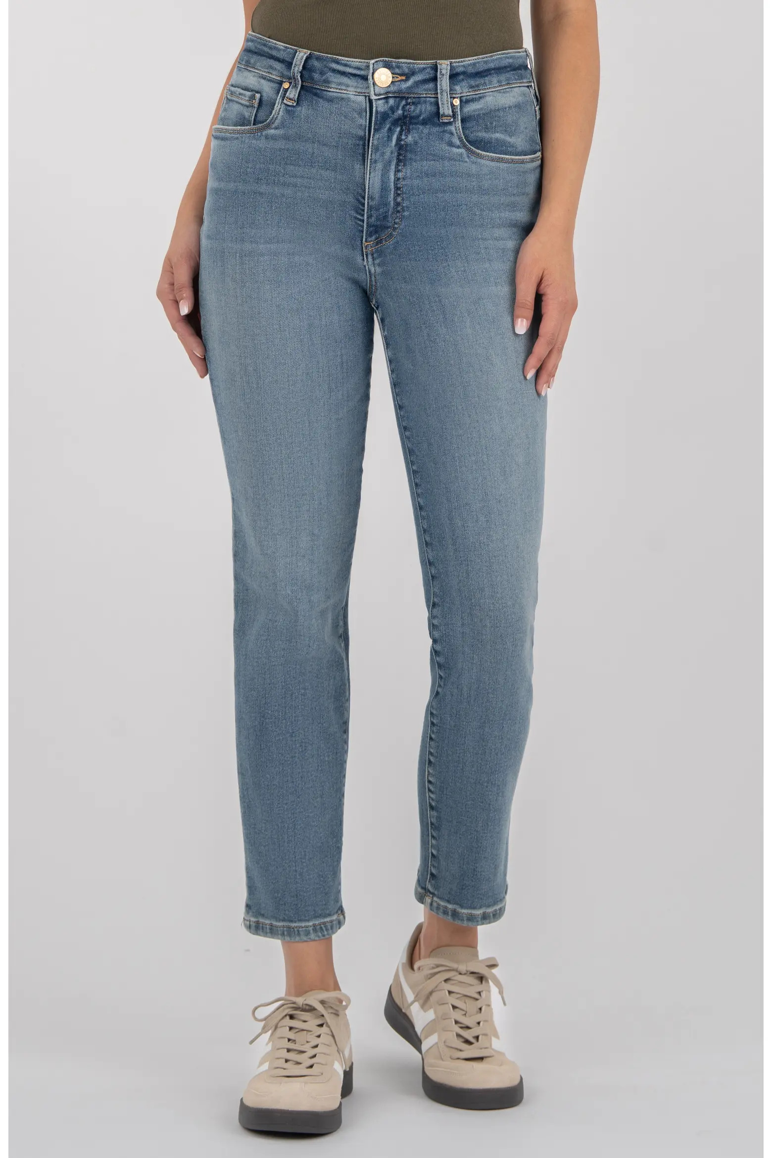Reese High Waist Ankle Straight Leg Jeans (Women) | Nordstrom | Nordstrom