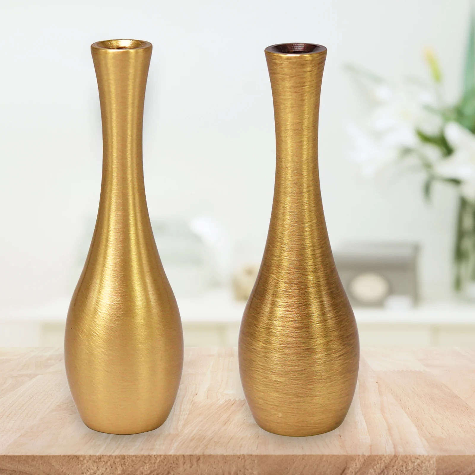 HeYii Flower Pot Retro Glaze Sealed Copper Small Mouth DIY Craft Concise Plant Vase Household Sup... | Walmart (US)