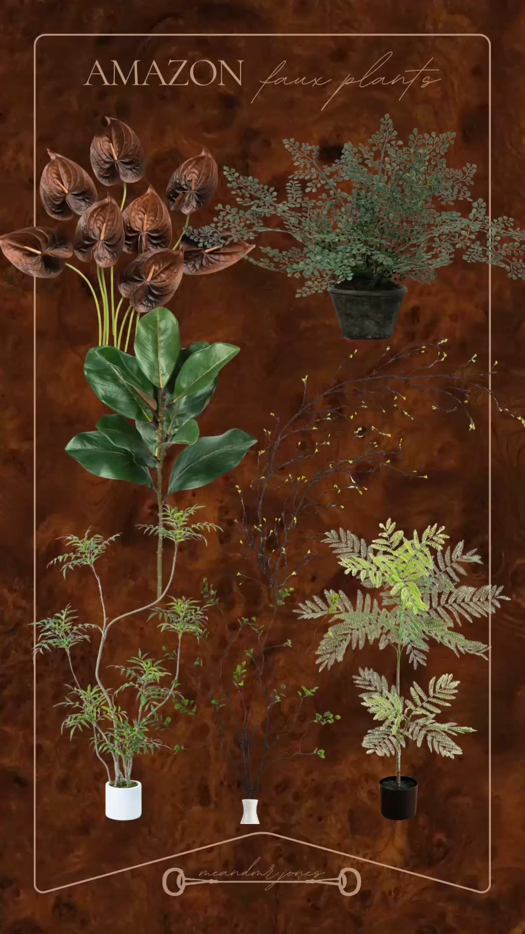 Faux plants from Amazon to spruce up your home for spring. #meandmrjones 

#LTKHome