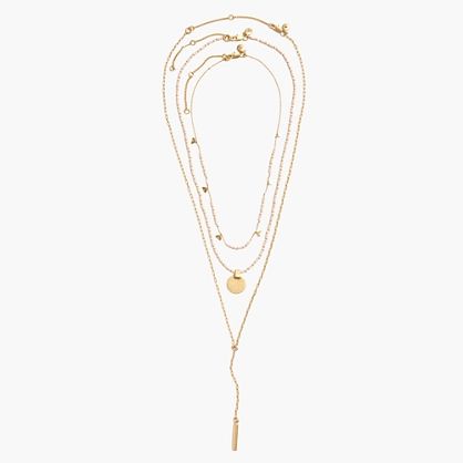 Halfmoon Lariat Necklace Set | Madewell