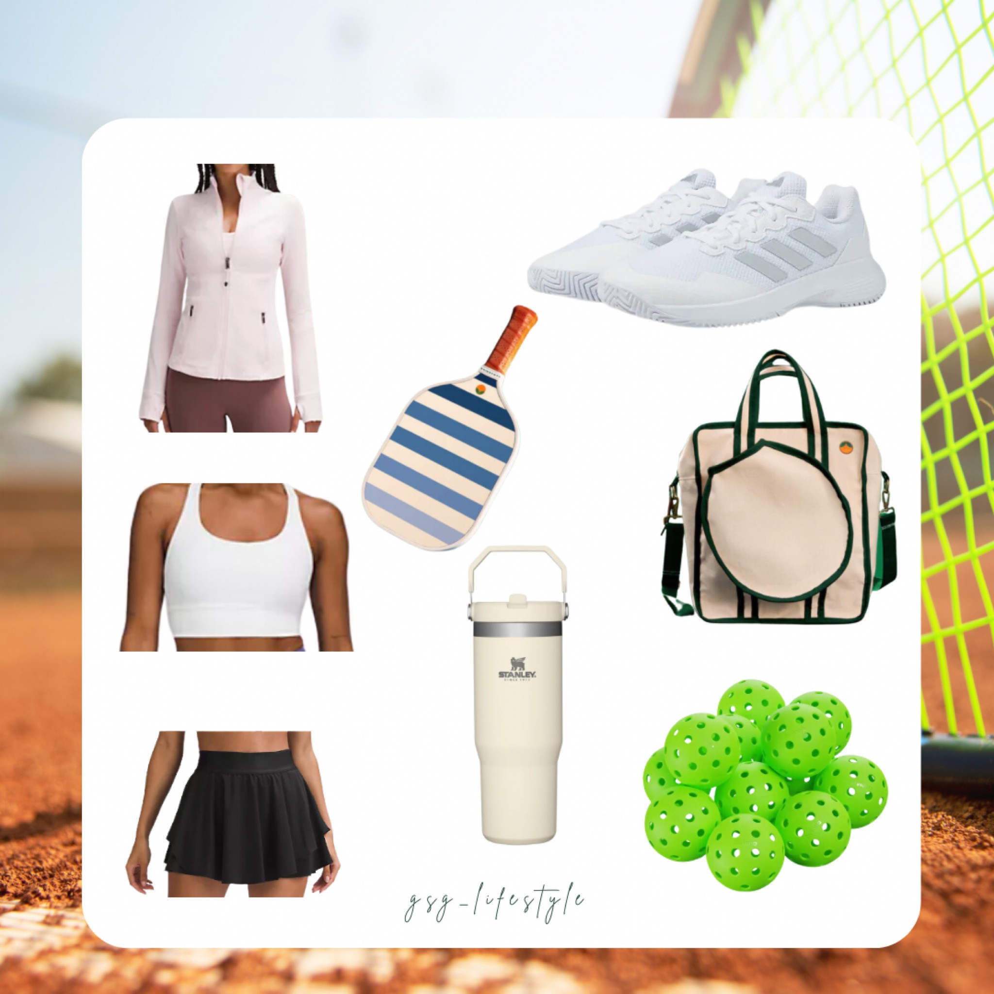 The French open is this week and what better way to celebrate than getting on the court and playing some tennis (or pickelball) yourself. Check out this look and equipment to be court ready!

#LTKfit #LTKFind #LTKSeasonal