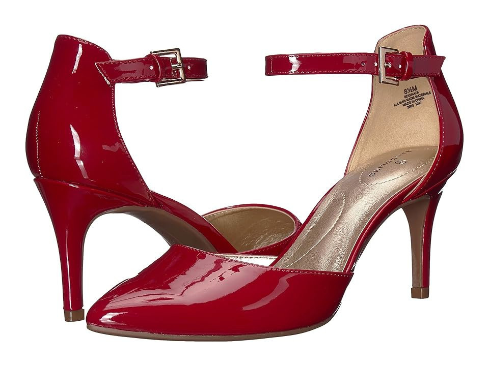 Bandolino Ginata (Rosy Red Sleek Patent PU) Women's Sandals | Zappos