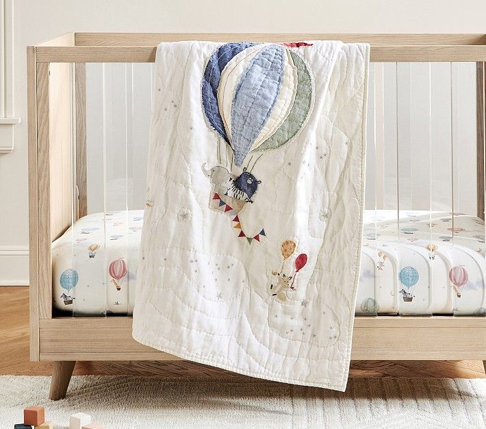 Hot Air Balloon Baby Quilt | Pottery Barn Kids