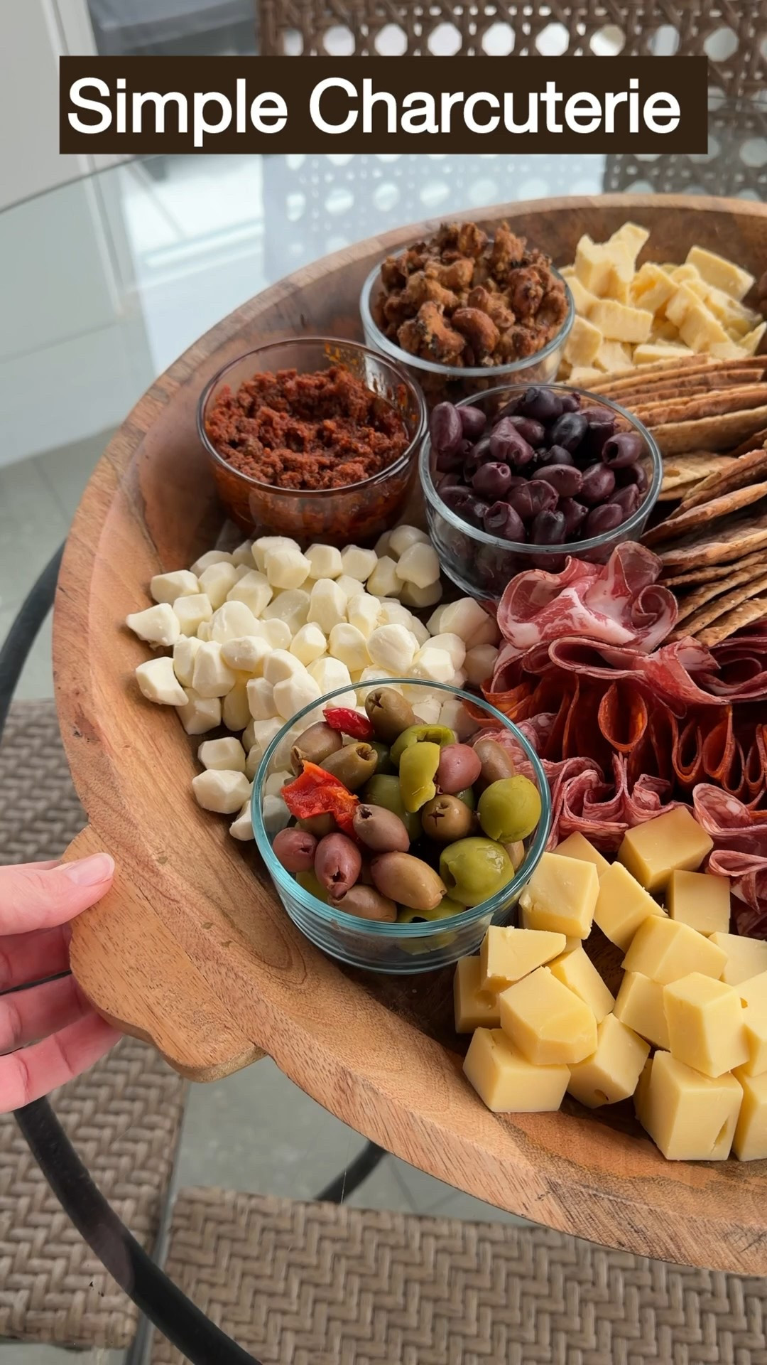 Simple charcuterie, made easy 🤍

When I want something that looks elevated without a lot of prep, this is my go-to approach. I picked up pre-cut cheeses and meats, which saves so much time and still looks beautiful. I used a large wooden platter as the base, added a few small Pyrex containers for spreads, olives, and nuts, and then layered everything around them for balance and texture.

The final touch was setting the platter on my lazy Susan style board so it’s easy for everyone to reach. Minimal effort, visually full, and perfect for casual entertaining or last-minute guests.

#LTKHoliday #LTKSeasonal #LTKHome