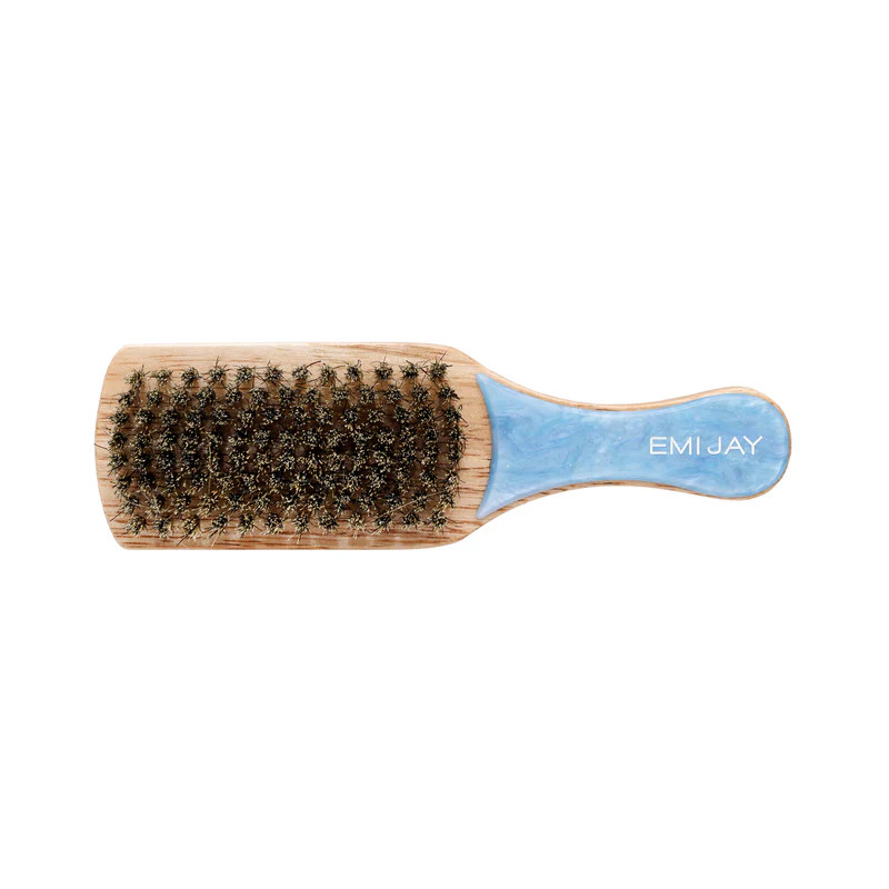 Mini Boar Bristle Brush in Blue Sugar | Emi Jay