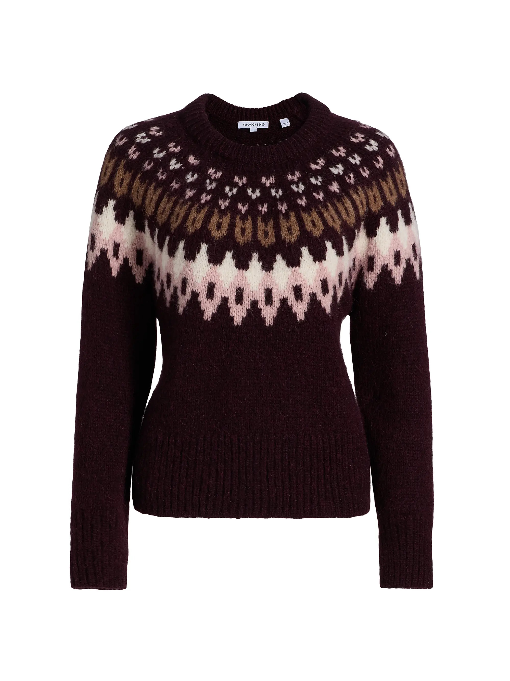 Anne Alpaca-Blend Fair Isle Sweater | Saks Fifth Avenue