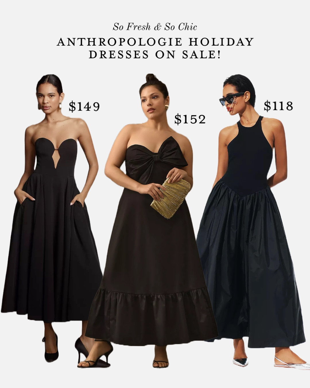 The Black Edit: Holiday outfit inspo with Anthropologie! 
-
Holiday sale - Anthropologie sale - little black dress - black maxi dress - black midi dress - Christmas outfit - Christmas dress - formal wedding guest dress - black wedding guest dress- Anthropologie black dresses - lbd sale - black velvet jumpsuit short sleeved - black layered jumpsuit - modest holiday outfit 

#liketkit 
@shop.ltk
https://liketk.it/4ZWGr

#LTKMidsize #LTKHoliday #LTKPlusSize #LTKOver40 #LTKParties #LTKStyleTip #LTKWedding #LTKSaleAlert