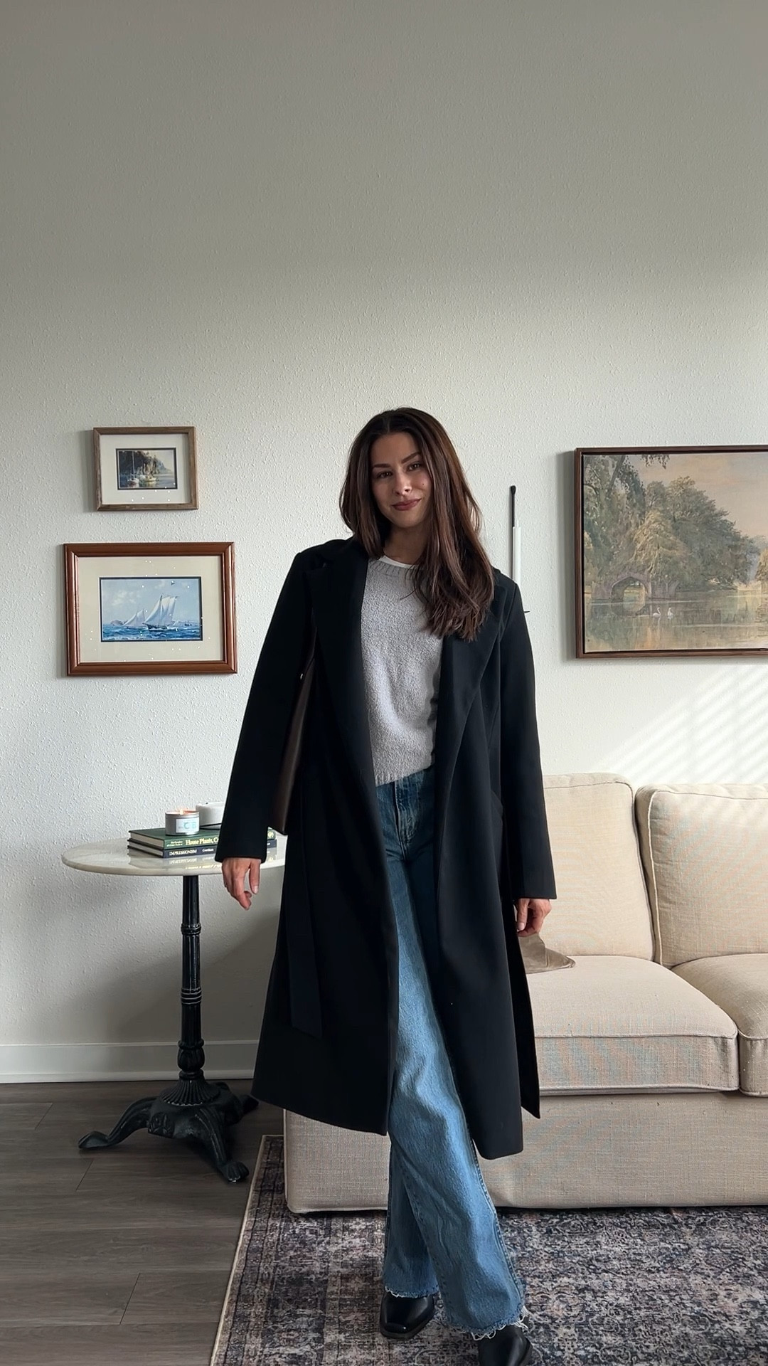 Cozy winter outfit 🖤
Sweater: xs
Trench coat: small

#LTKSeasonal #LTKFindsUnder100 #LTKootd