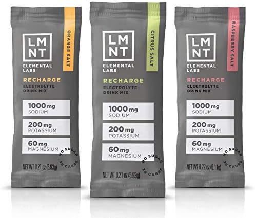 LMNT Keto Electrolyte Drink Mix | Paleo Hydration Powder | No Sugar, No Artificial Ingredients | ... | Amazon (US)
