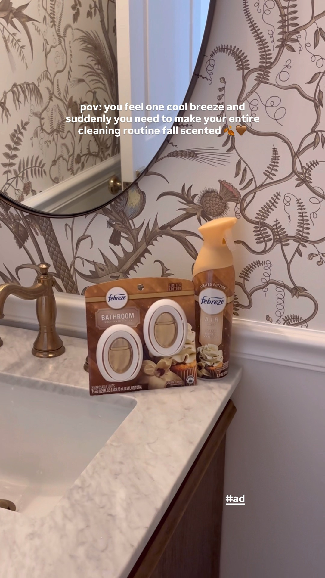 #ad giving the house a little fall refresh with some of my favorite limited-edition scents from @target, @mrclean, @dawndishwash + @febreze 🫧🤎 linked everything I used below! #targetpartner #falliday #Target