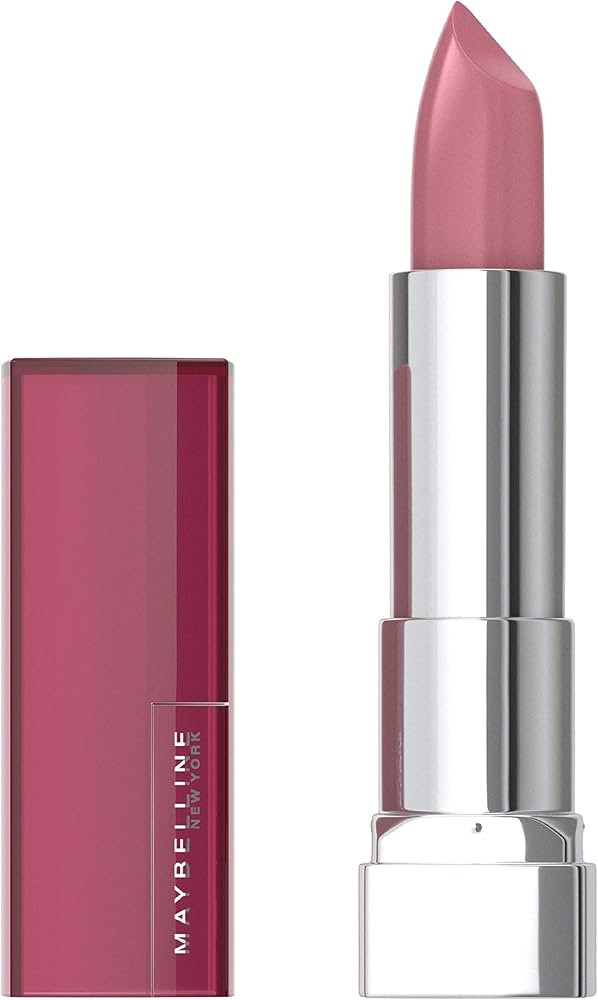 Maybelline Color Sensational Lipstick, Lip Makeup, Cream Finish, Hydrating Lipstick, Romantic Ros... | Amazon (US)