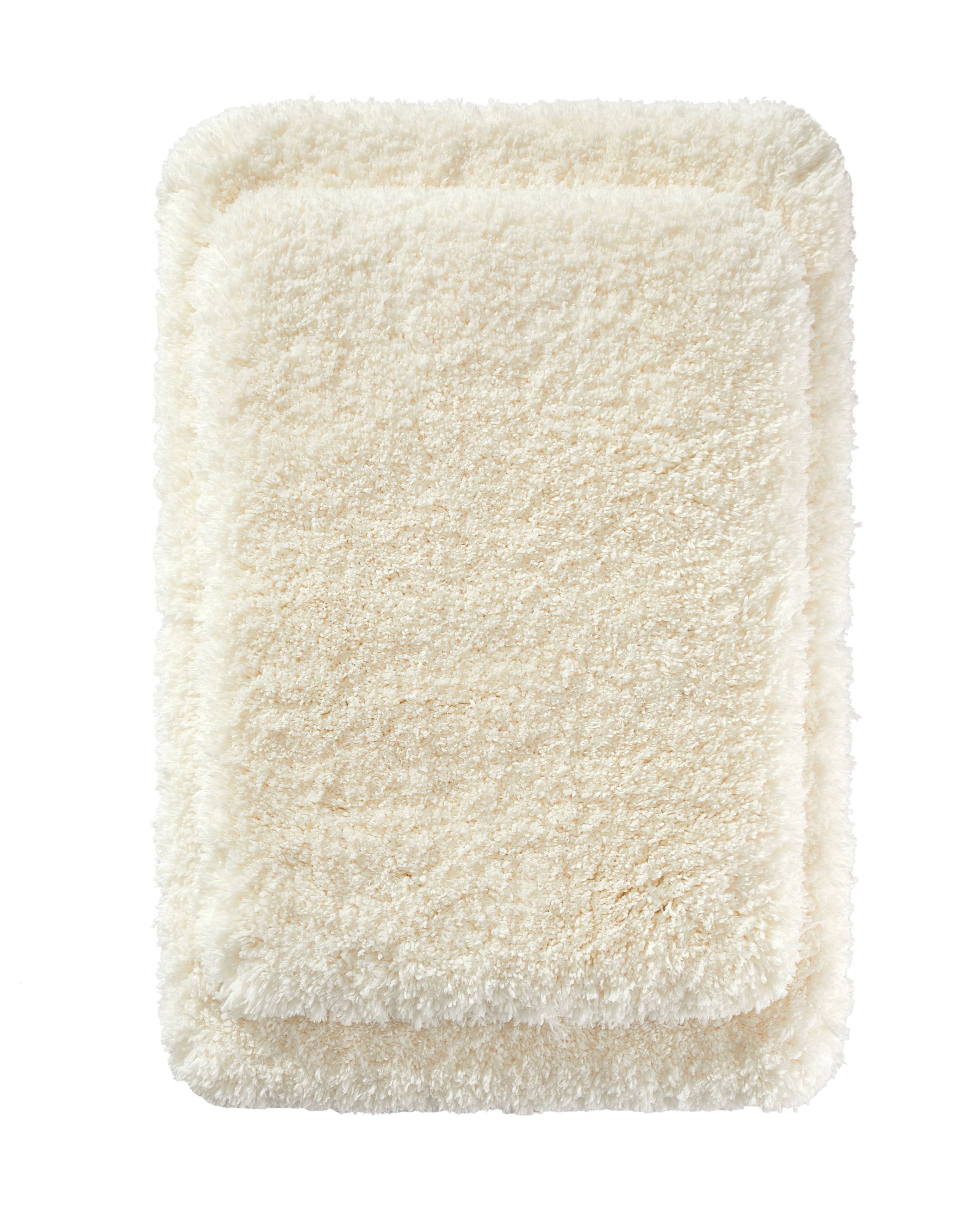 Better Homes and Gardens Ivory Cloud 2pc Bath Rug Set, 17 x 20 & 20 x 30, Polyester | Walmart (US)