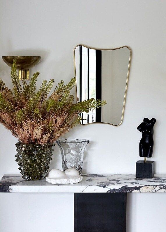 Asymmetrical Mirror,Irregular Mirror,Aesthetic Mirror,Wavy Mirror | Etsy (US)