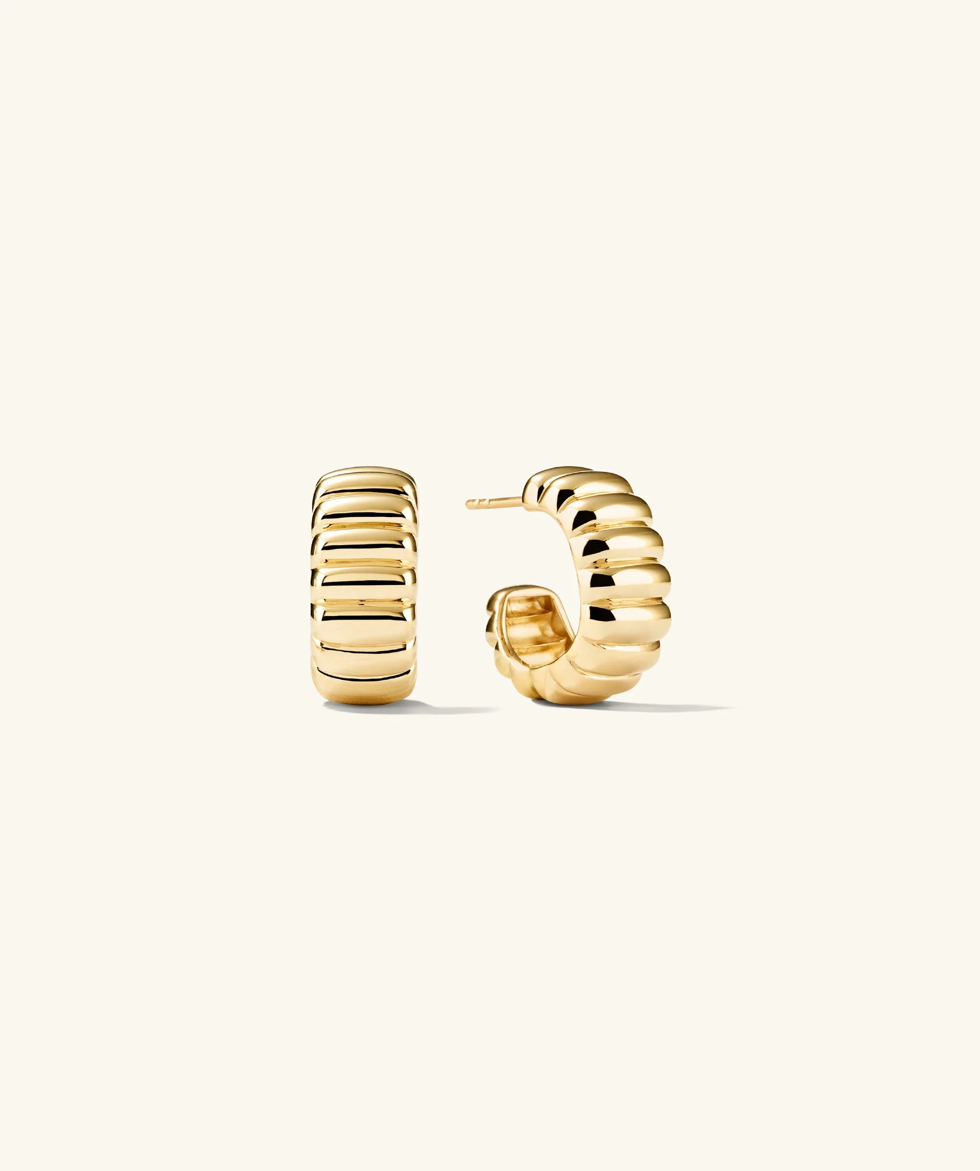 Charlotte Bold Hoop Earrings - Jewelry | Mejuri | Mejuri Fine Crew