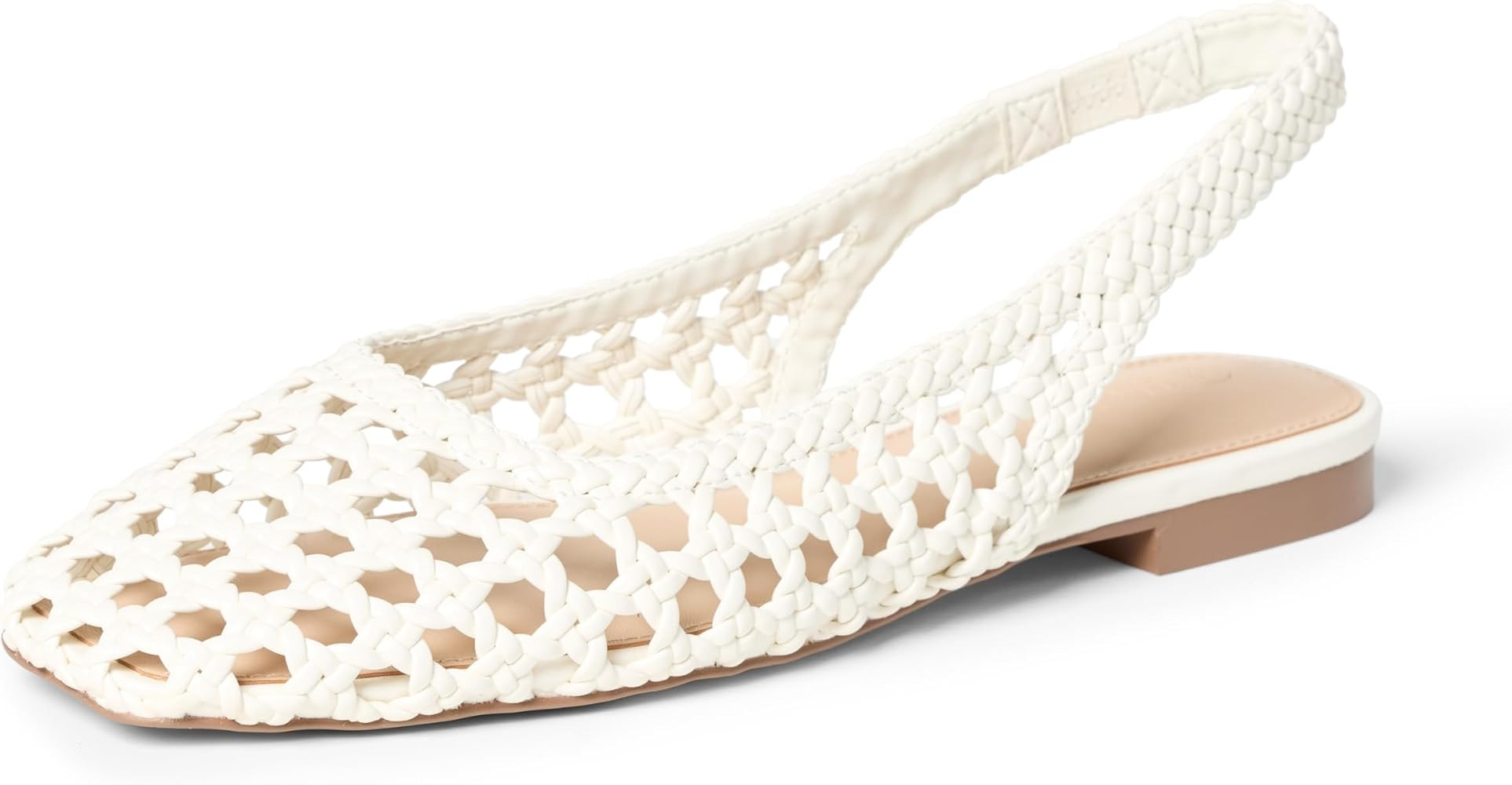 The Drop Women's Palma Woven Slingback Flat Sling Back Sandals | Amazon (US)