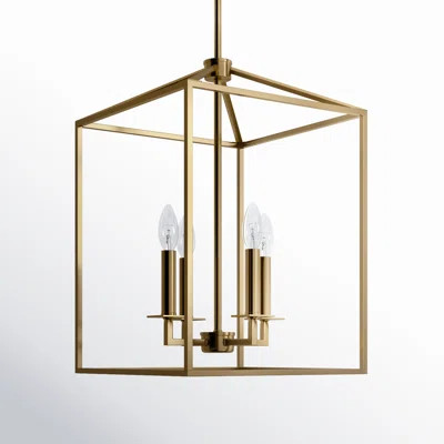 Ellis 4 - Light Lantern Rectangle Chandelier | Wayfair North America