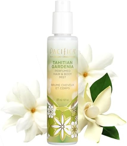 Pacifica Tahitian Gardenia Perfumed Hair & Body Mist, Alcohol-Free Spray Designed For Head-To-Toe... | Amazon (US)