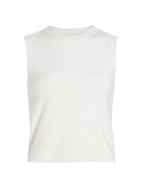Crewneck Sleeveless Top | Saks Fifth Avenue