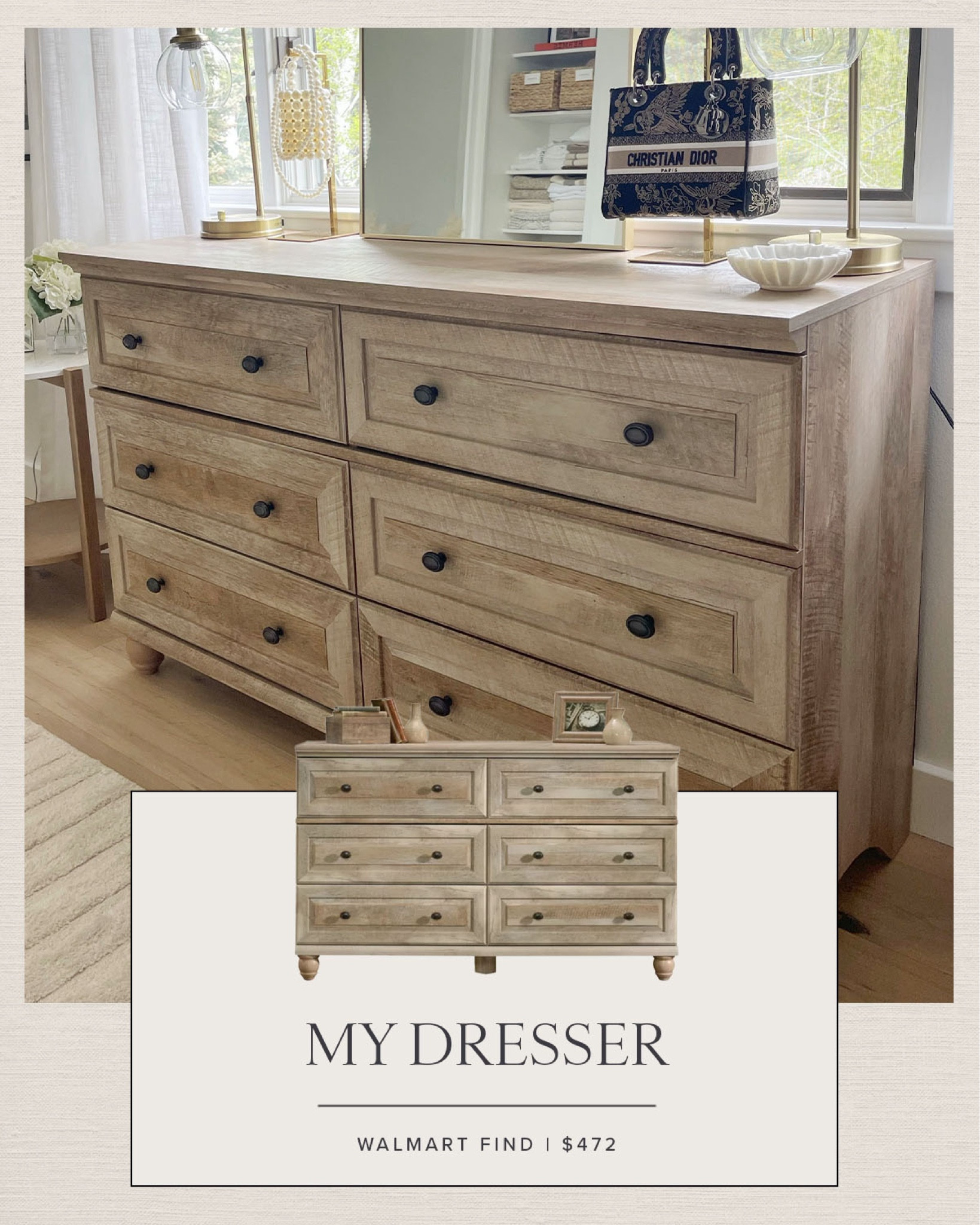 WALMART \ dresser find under $500!

Closet
Bedroom
Home decor 

#LTKHome
