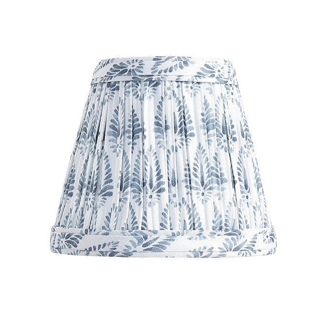 Isla Block Print Box Pleat Chandelier Shade | Ballard Designs, Inc.